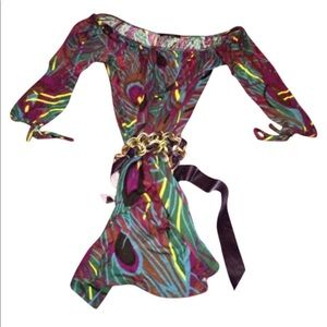 T bags Los Angeles off the shoulder dress sz s